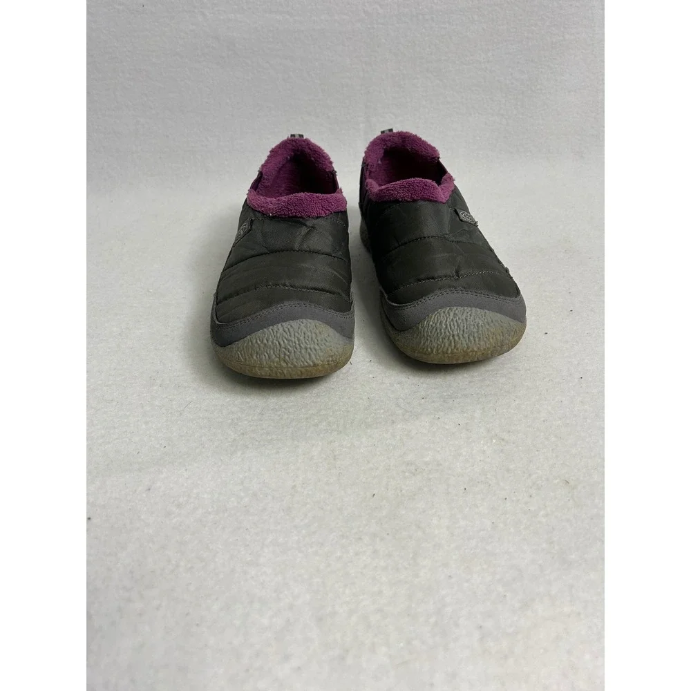 Gorpcore Keen Kids Size 3 Grey Purple Howser II Quilted Slipper Shoes 1023920‎